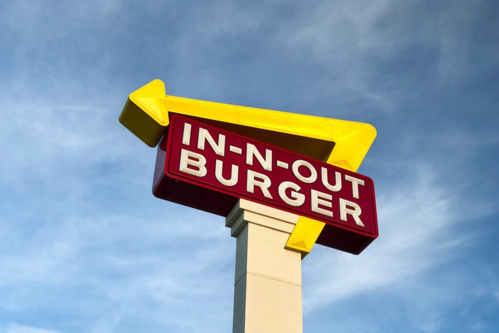 In-N-Out burger sign