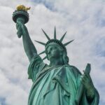 La statue de la liberté, symbole de l'immigration aux États-unis