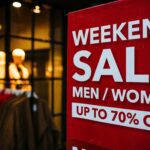 remises et soldes dans un magasin américain lors du black friday