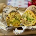 burrito petit déjeuner de Sancho's Tacos en Californie