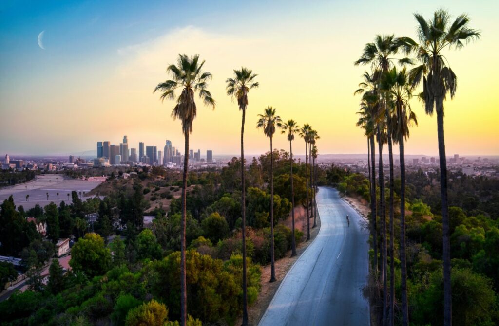 Vue sur Los Angeles