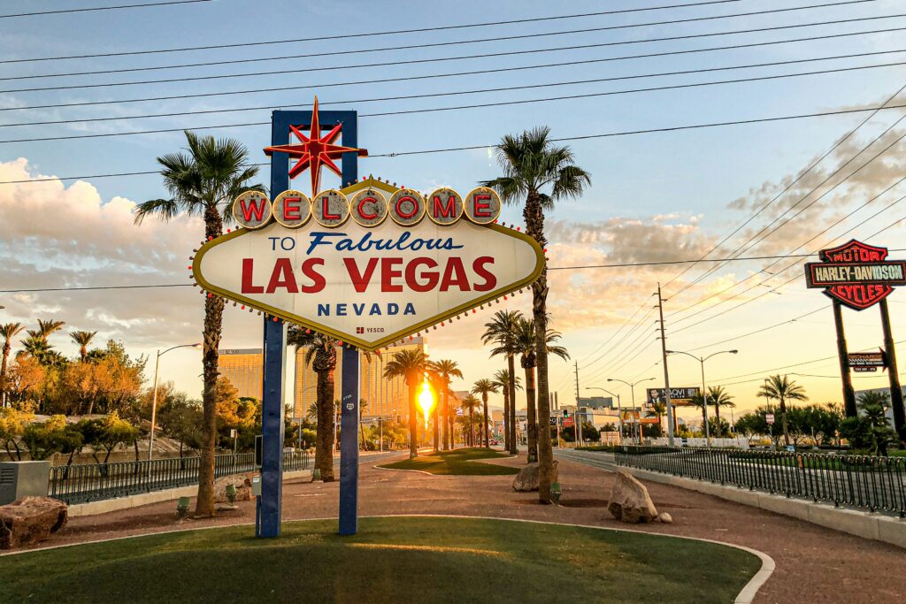 Le panneau iconique "Welcome to Fabulous Las Vegas"